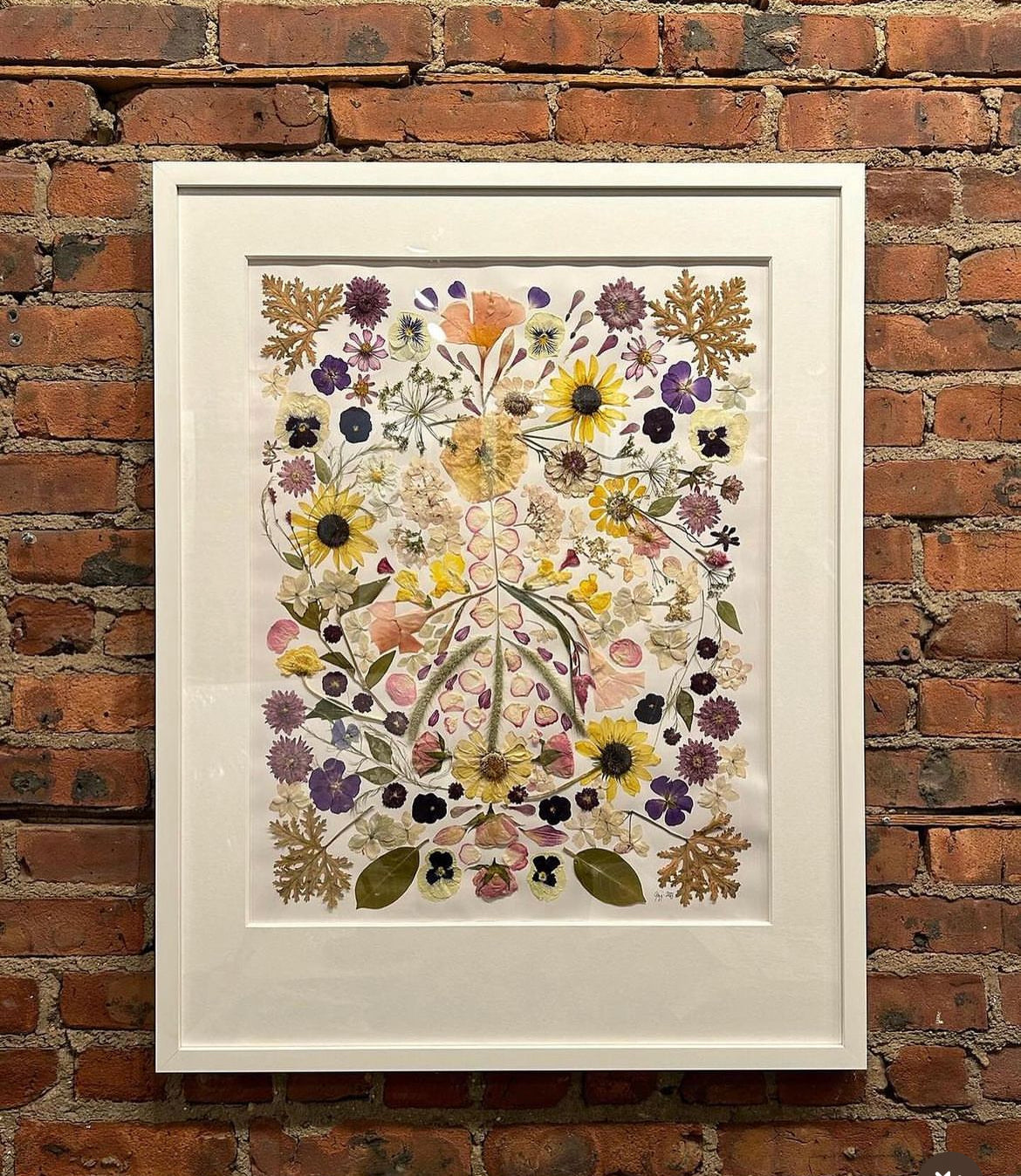 Dreams of Peace - Original Framed Botanical