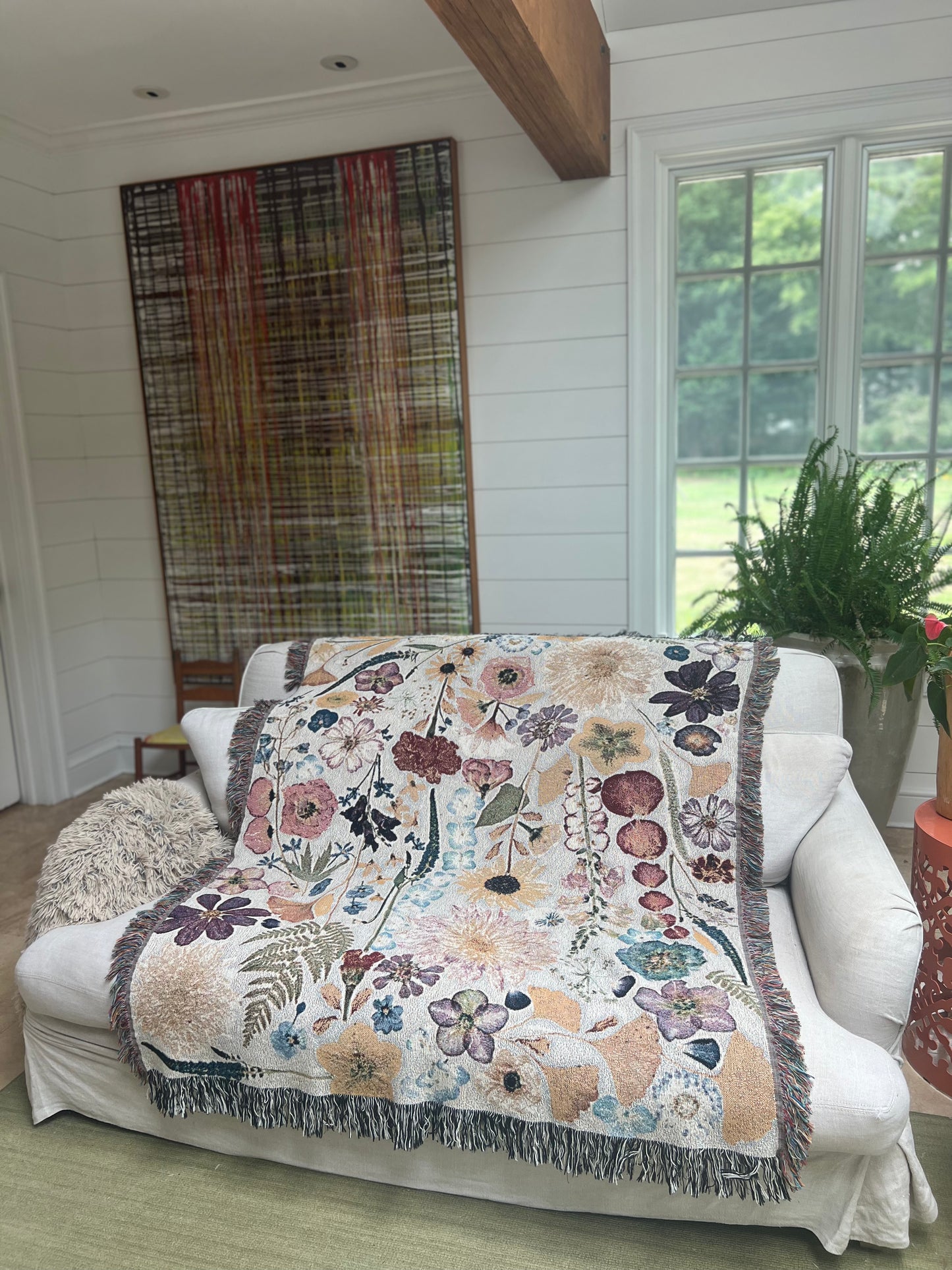 Swirling Woven Blankets