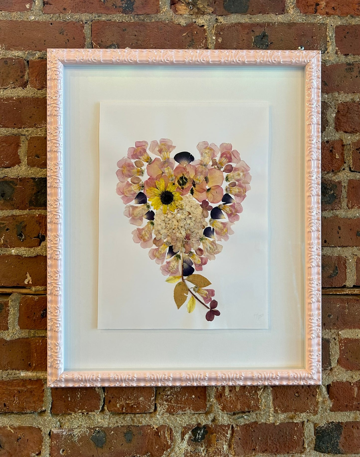 You Have My Heart - Original Framed Botanical