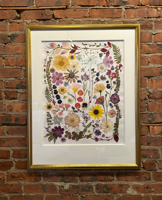 Charlie's Garden - Original Framed Botanical