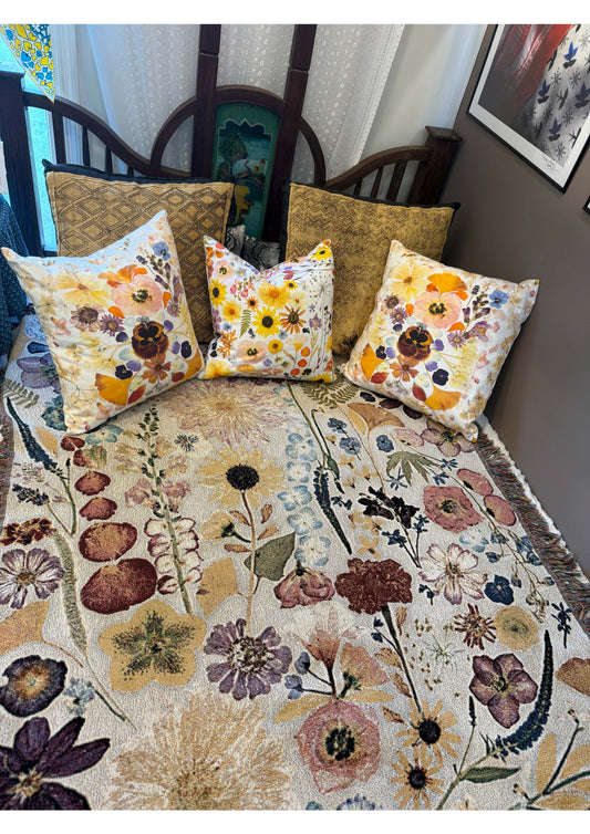 Swirling Woven Blanket - SHIPS FREE!